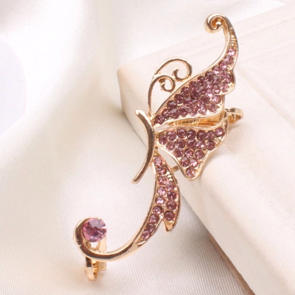 WHOLESALE Butterfly Left Ear Cuff - Picture 2 of 3